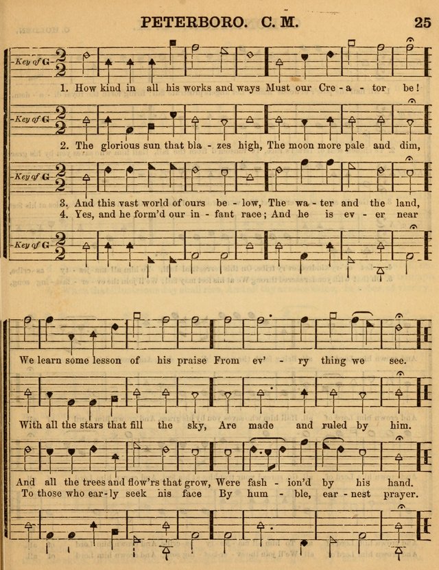 The Sabbath School Minstrel: being a collection of the most popular hymns and tunes, together with a great variety of the best anniversary pieces. The whole forming a complete manual ... page 25