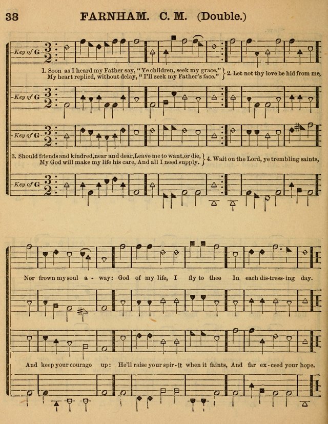 The Sabbath School Minstrel: being a collection of the most popular hymns and tunes, together with a great variety of the best anniversary pieces. The whole forming a complete manual ... page 38