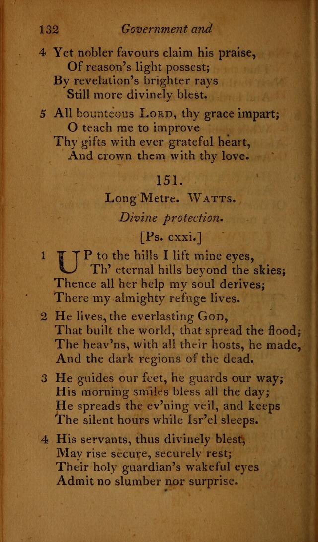 A Selection of Sacred Poetry: consisting of psalms and hymns, from Watts, Doddridge, Merrick, Scott, Cowper, Barbauld, Steele ...compiled for  the use of the Unitarian Church in Philadelphia page 132