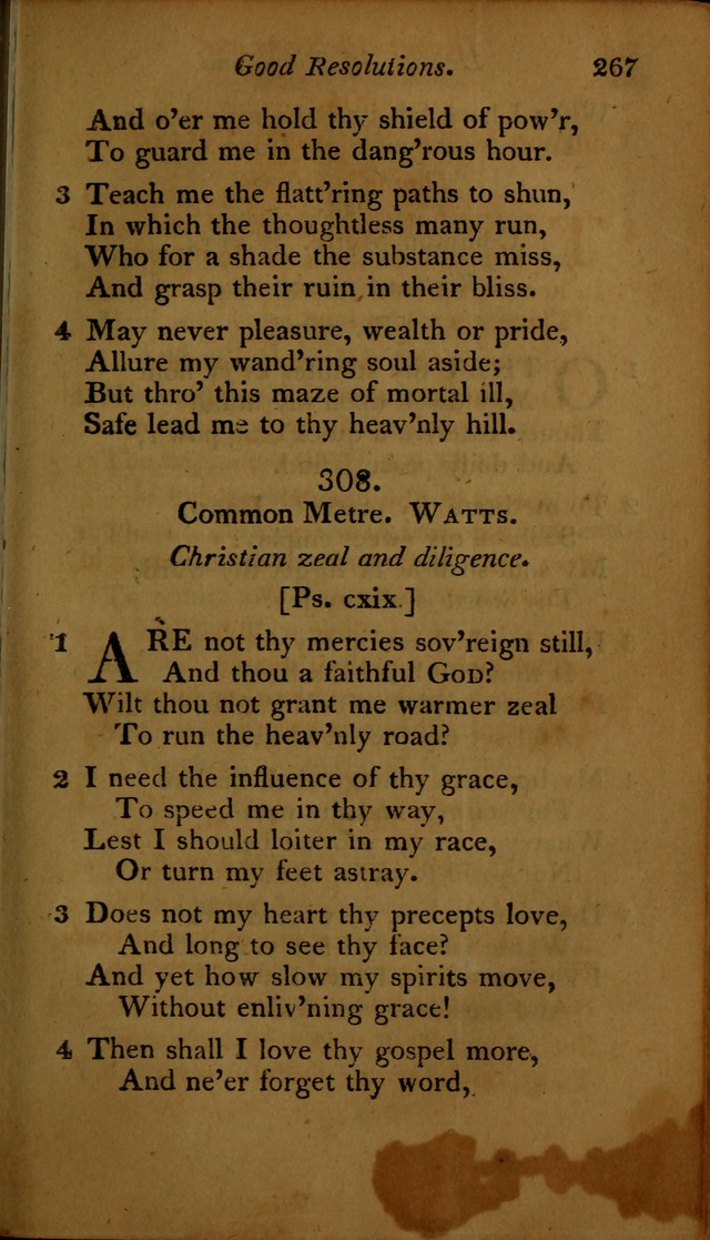 A Selection of Sacred Poetry: consisting of psalms and hymns, from Watts, Doddridge, Merrick, Scott, Cowper, Barbauld, Steele ...compiled for  the use of the Unitarian Church in Philadelphia page 267