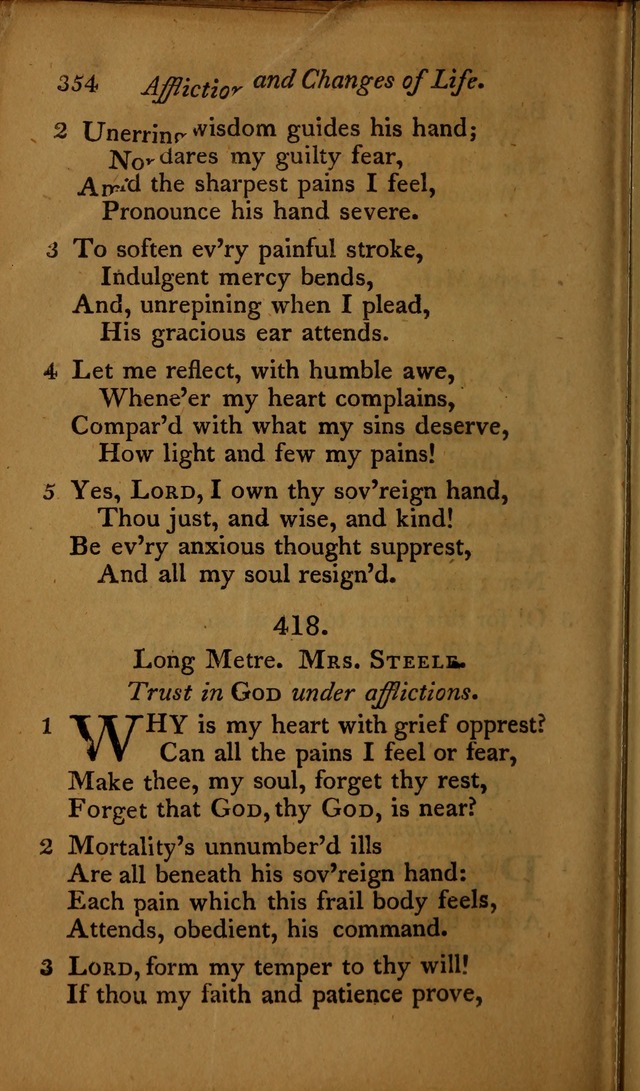 A Selection of Sacred Poetry: consisting of psalms and hymns, from Watts, Doddridge, Merrick, Scott, Cowper, Barbauld, Steele ...compiled for  the use of the Unitarian Church in Philadelphia page 354