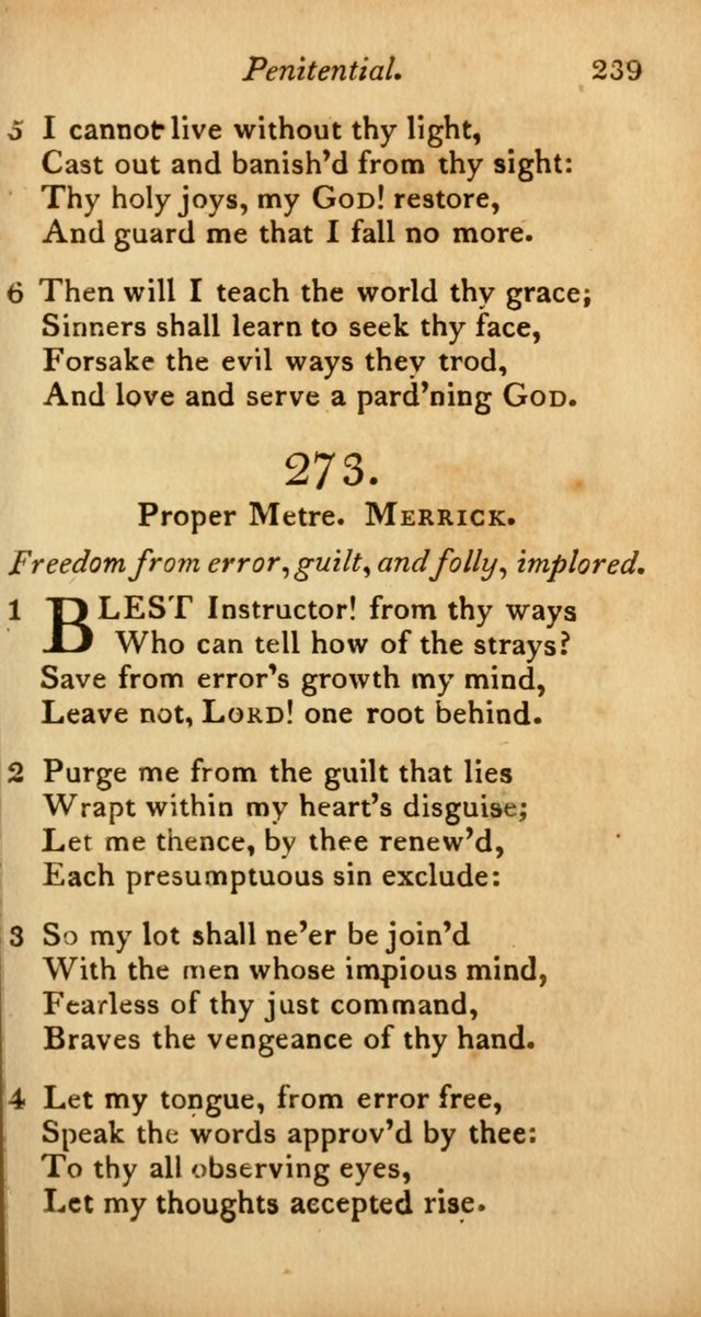 A Selection of Sacred Poetry: consisting of psalms and hymns from Watts, Doddridge, Merrick, Scott, Cowper, Barbauld, Steele, and others (2nd ed.) page 239