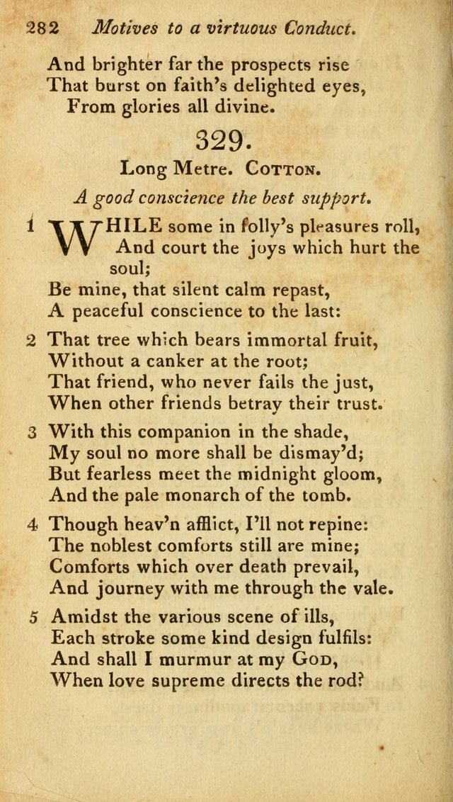 A Selection of Sacred Poetry: consisting of psalms and hymns from Watts, Doddridge, Merrick, Scott, Cowper, Barbauld, Steele, and others (2nd ed.) page 282