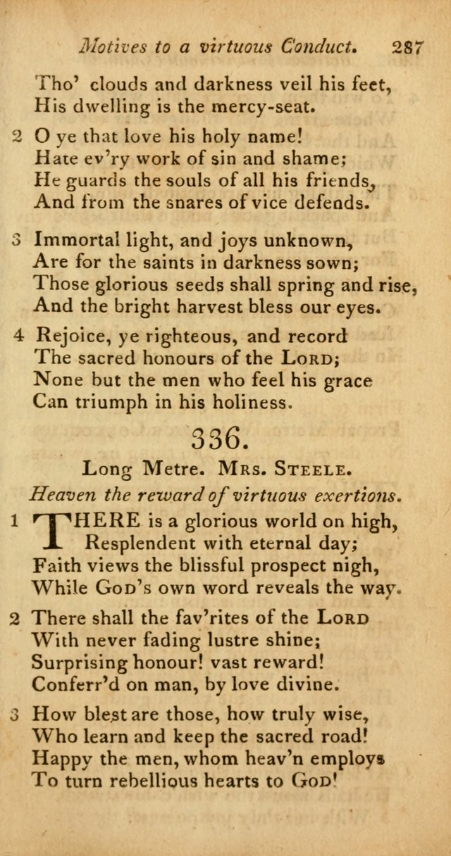A Selection of Sacred Poetry: consisting of psalms and hymns from Watts, Doddridge, Merrick, Scott, Cowper, Barbauld, Steele, and others (2nd ed.) page 287