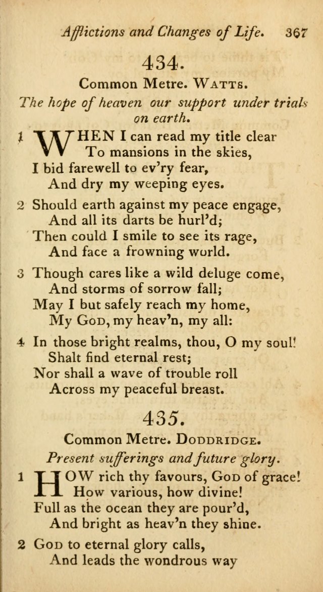A Selection of Sacred Poetry: consisting of psalms and hymns from Watts, Doddridge, Merrick, Scott, Cowper, Barbauld, Steele, and others (2nd ed.) page 367