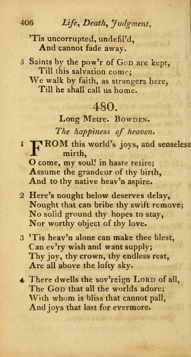 A Selection of Sacred Poetry: consisting of psalms and hymns from Watts, Doddridge, Merrick, Scott, Cowper, Barbauld, Steele, and others (2nd ed.) page 406