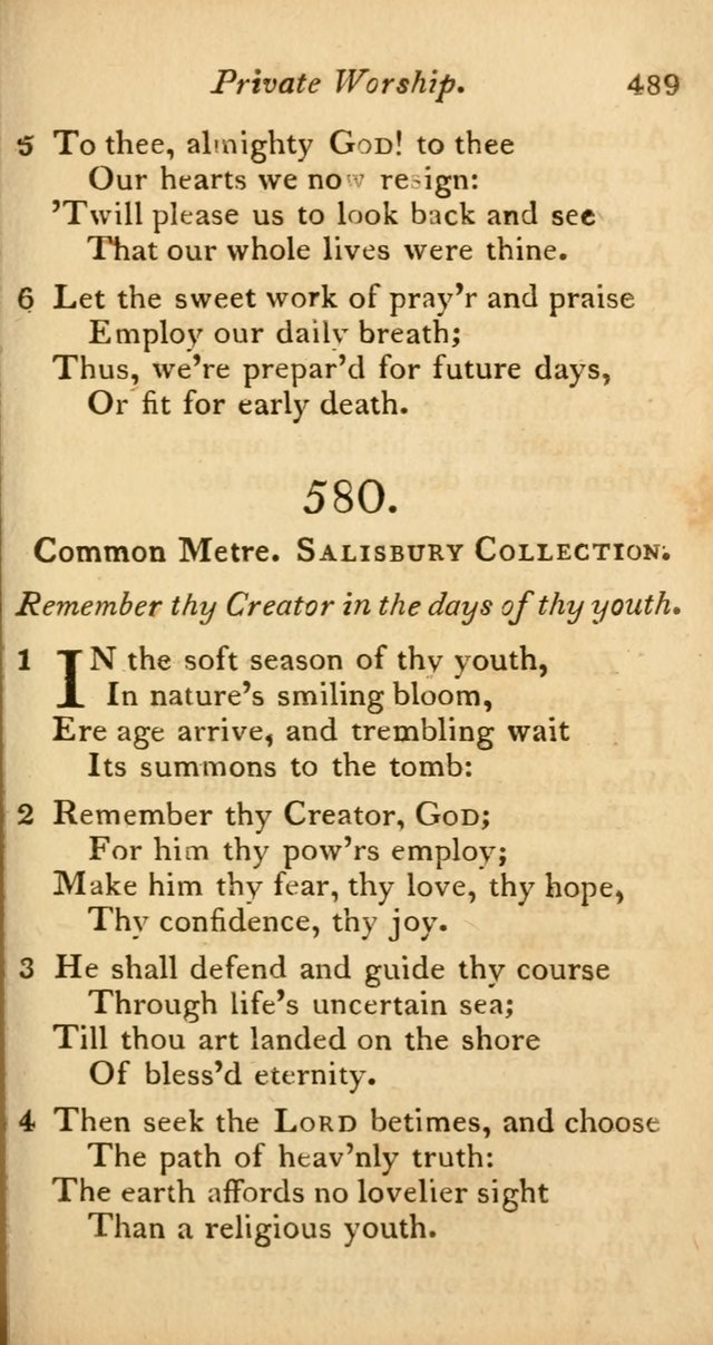 A Selection of Sacred Poetry: consisting of psalms and hymns from Watts, Doddridge, Merrick, Scott, Cowper, Barbauld, Steele, and others (2nd ed.) page 491