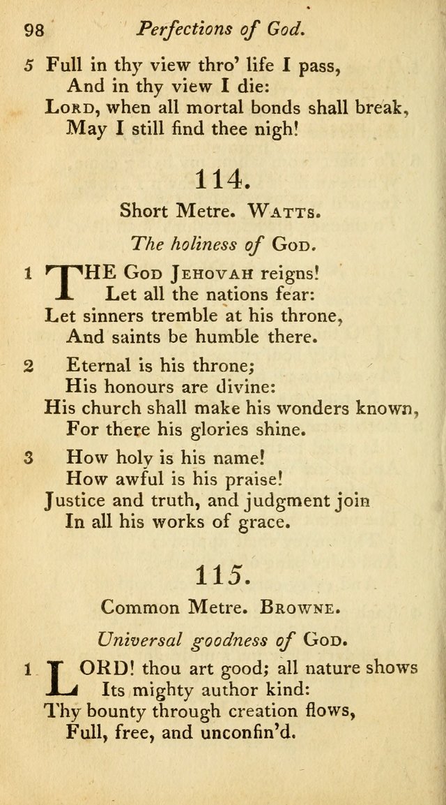 A Selection of Sacred Poetry: consisting of psalms and hymns from Watts, Doddridge, Merrick, Scott, Cowper, Barbauld, Steele, and others (2nd ed.) page 98