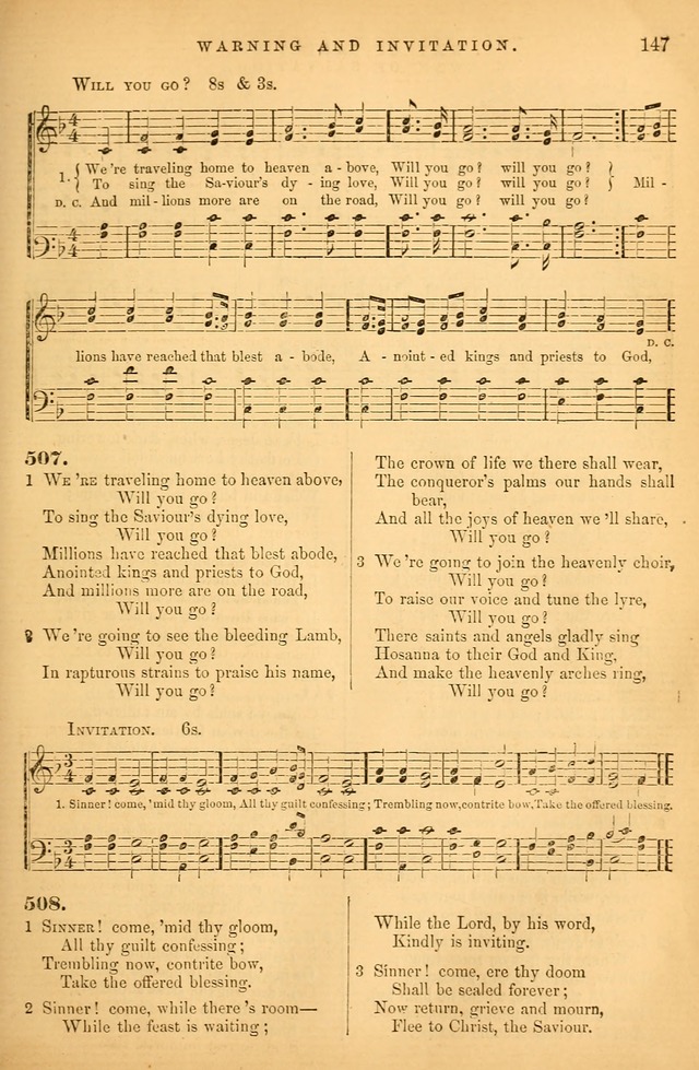 Songs for the Sanctuary; or Psalms and Hymns for Christian Worship (Baptist Ed.) page 148