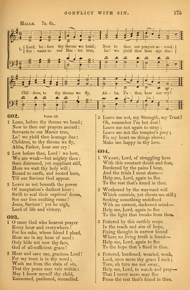 Songs for the Sanctuary; or Psalms and Hymns for Christian Worship (Baptist Ed.) page 176