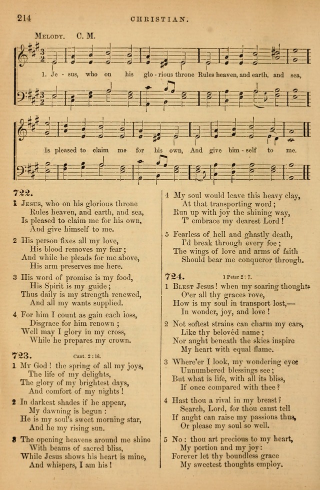 Songs for the Sanctuary; or Psalms and Hymns for Christian Worship (Baptist Ed.) page 215