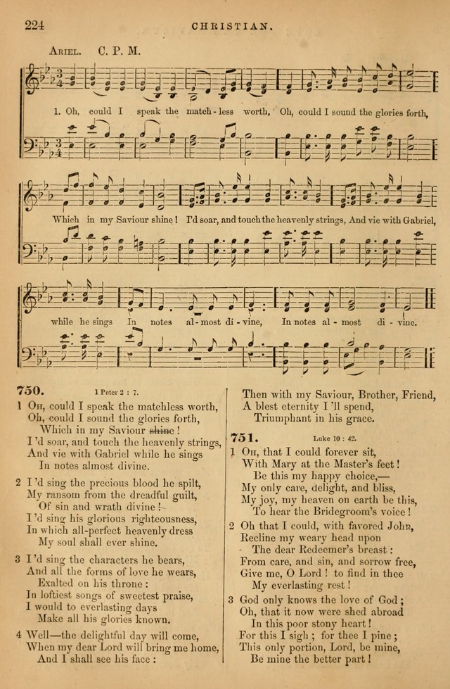 Songs for the Sanctuary; or Psalms and Hymns for Christian Worship (Baptist Ed.) page 225