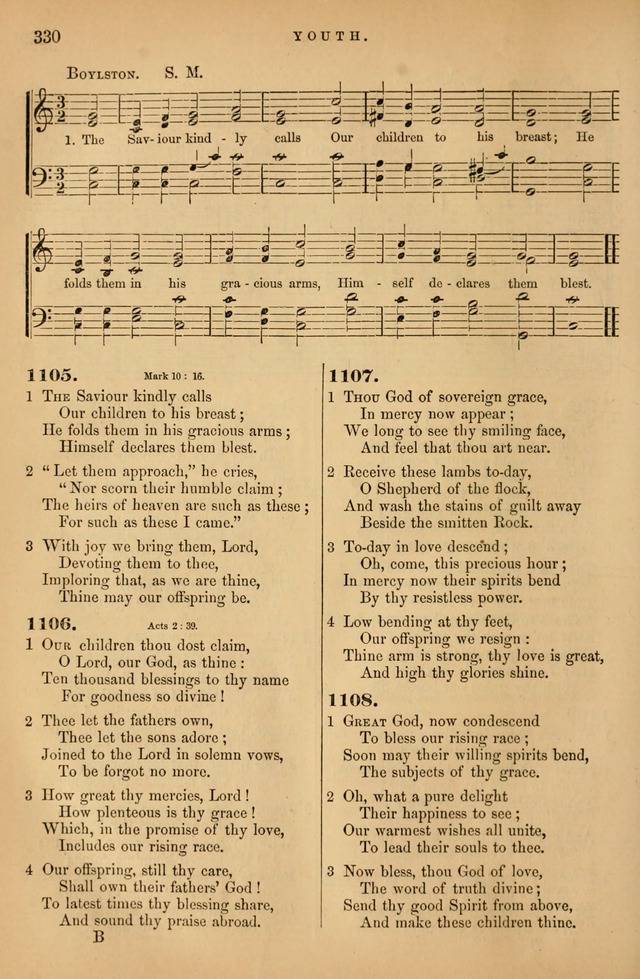 Songs for the Sanctuary; or Psalms and Hymns for Christian Worship (Baptist Ed.) page 331