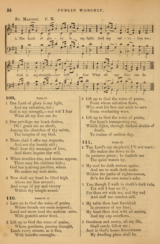 Songs for the Sanctuary; or Psalms and Hymns for Christian Worship (Baptist Ed.) page 35