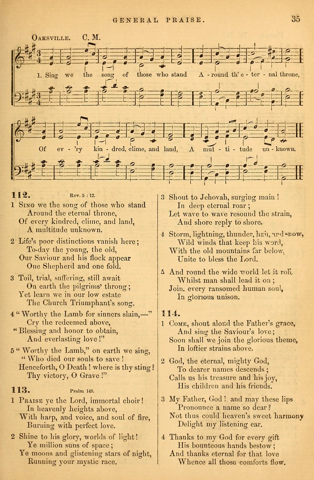 Songs for the Sanctuary; or Psalms and Hymns for Christian Worship (Baptist Ed.) page 36