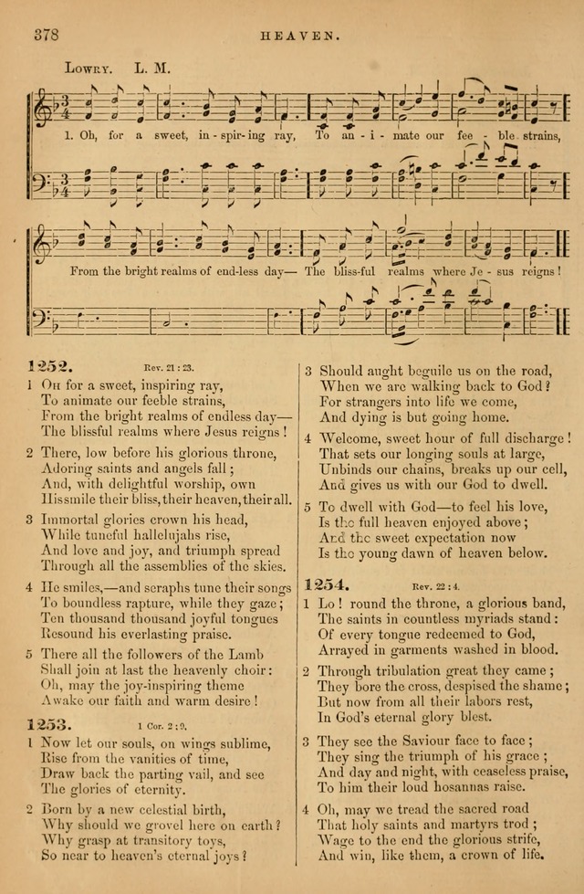 Songs for the Sanctuary; or Psalms and Hymns for Christian Worship (Baptist Ed.) page 379