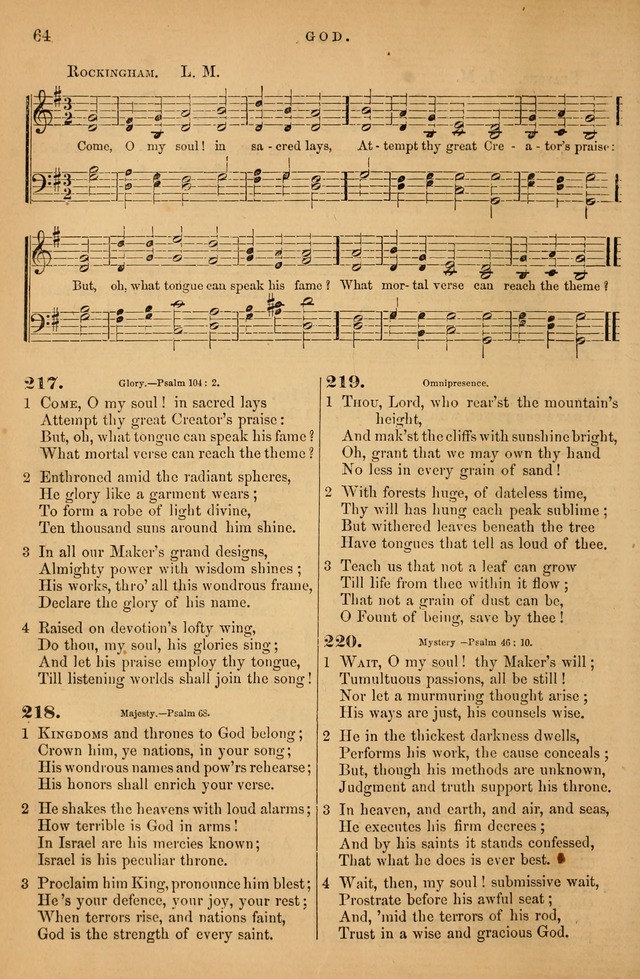 Songs for the Sanctuary; or Psalms and Hymns for Christian Worship (Baptist Ed.) page 65