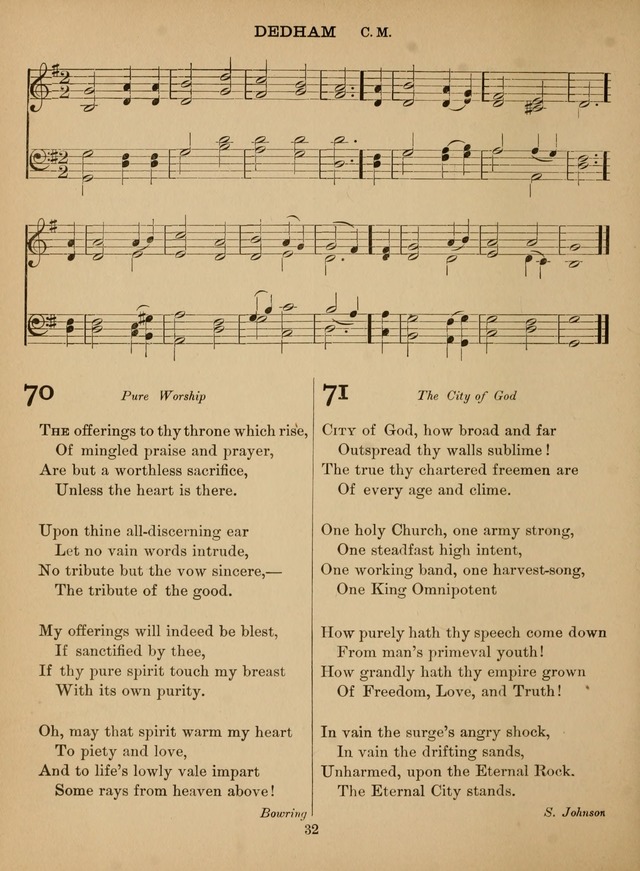 Sacred Songs For Public Worship: a hymn and tune book page 51
