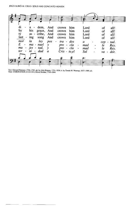 Santo, Santo, Santo: cantos para el pueblo de Dios = Holy, Holy, Holy: songs for the people of God page 325