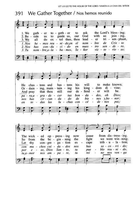 Santo, Santo, Santo: cantos para el pueblo de Dios = Holy, Holy, Holy: songs for the people of God page 616