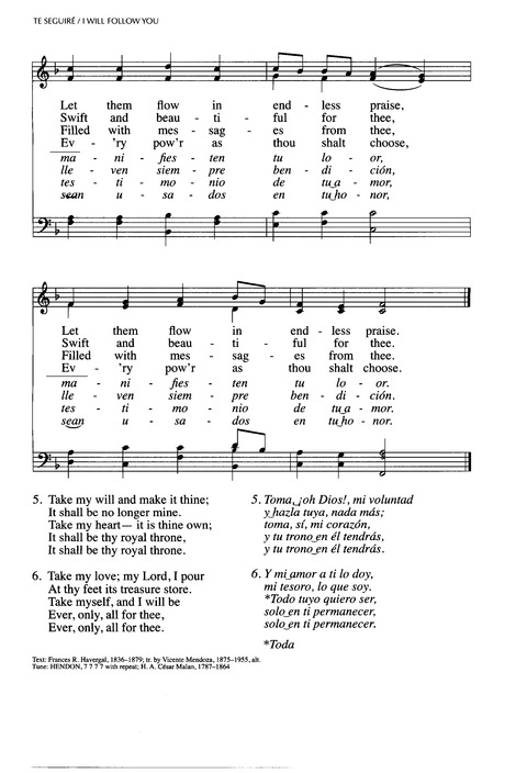 Santo, Santo, Santo: cantos para el pueblo de Dios = Holy, Holy, Holy: songs for the people of God page 953