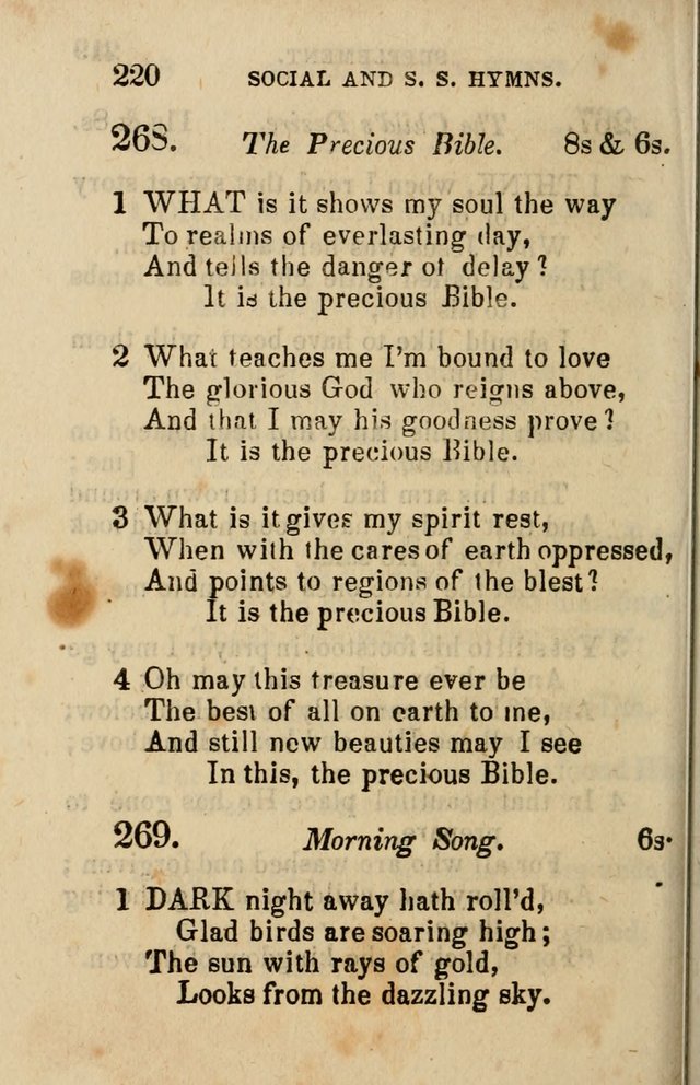 The Social and Sabbath School Hymn-Book. (5th ed.) page 223