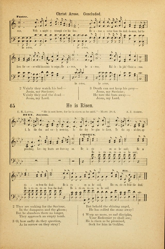 The Standard Sunday School Hymnal page 35
