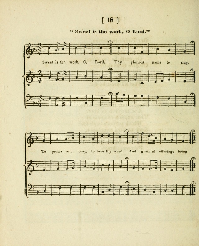 Sabbath School Songs: or hymns and music suitable for Sabbath schools page 18