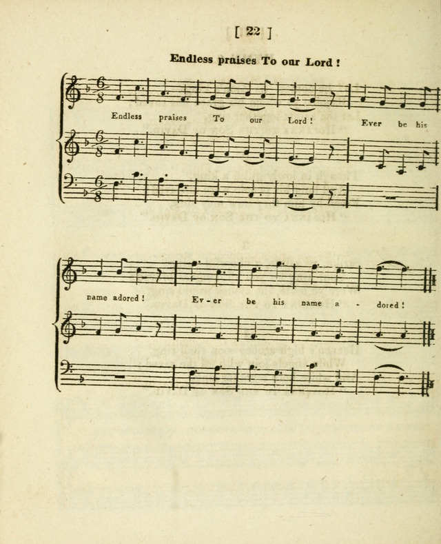 Sabbath School Songs: or hymns and music suitable for Sabbath schools page 22