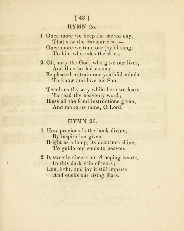 Sabbath School Songs: or hymns and music suitable for Sabbath schools page 45