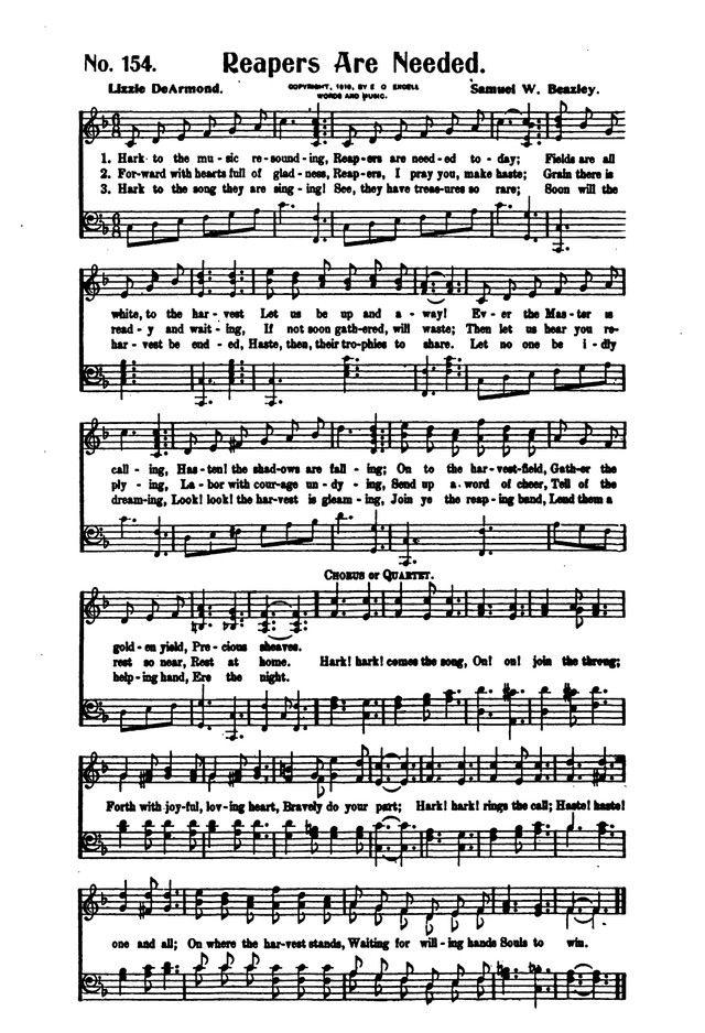 Songs of Salvation and Service. Revised page 150