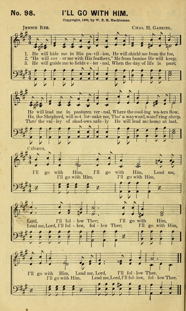 Special Songs: for Sunday schools, revival meetings, etc. page 98