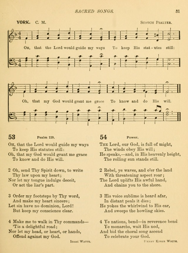 Sacred Songs for School Use page 34