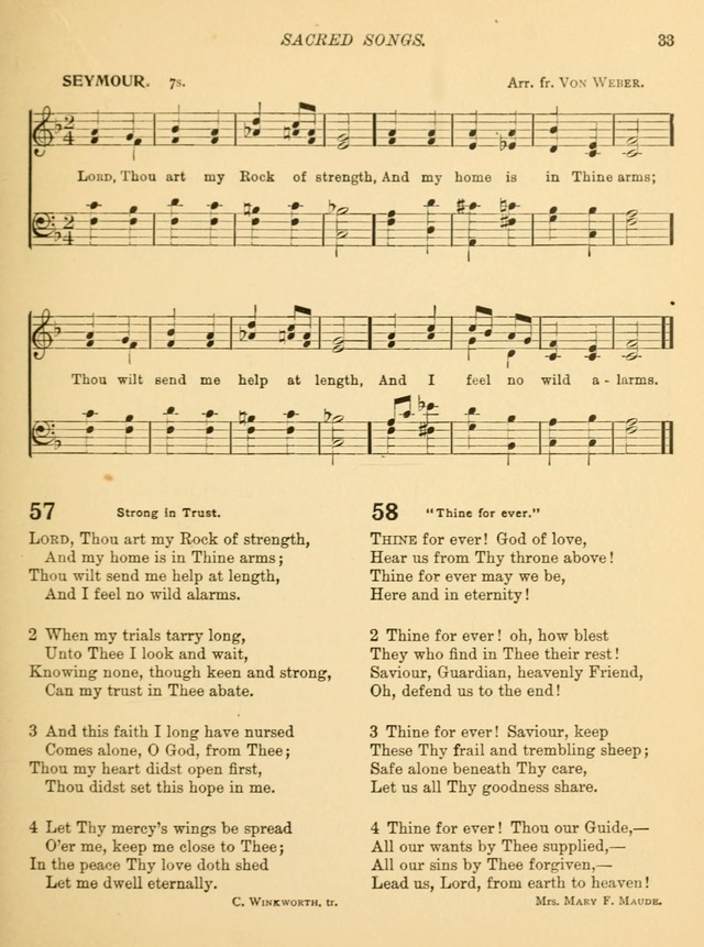 Sacred Songs for School Use page 36