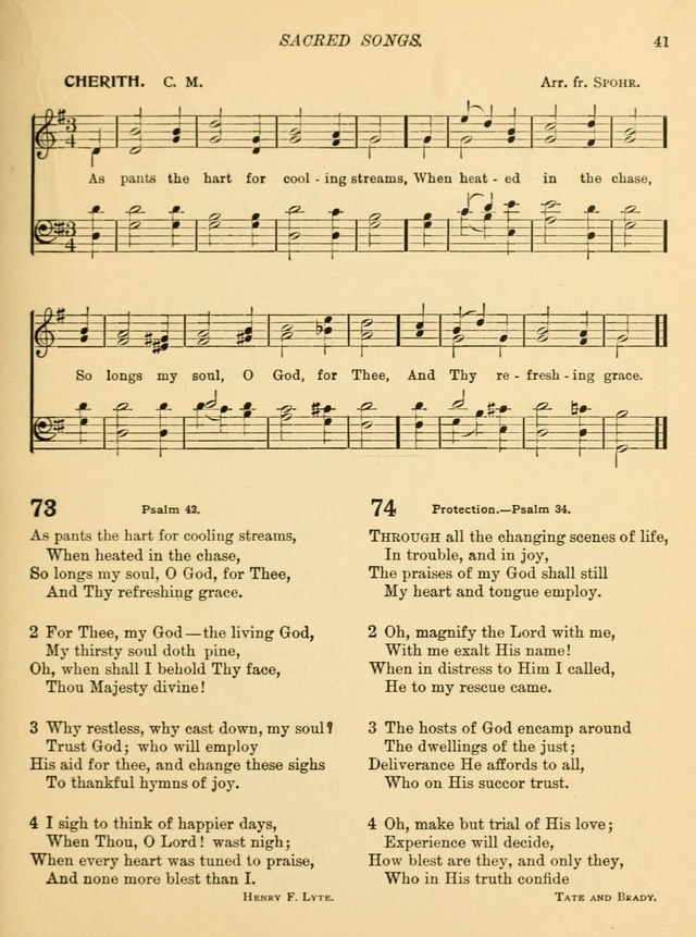 Sacred Songs for School Use page 44