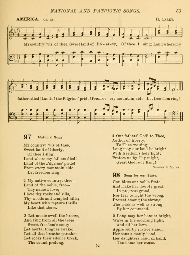 Sacred Songs for School Use page 56