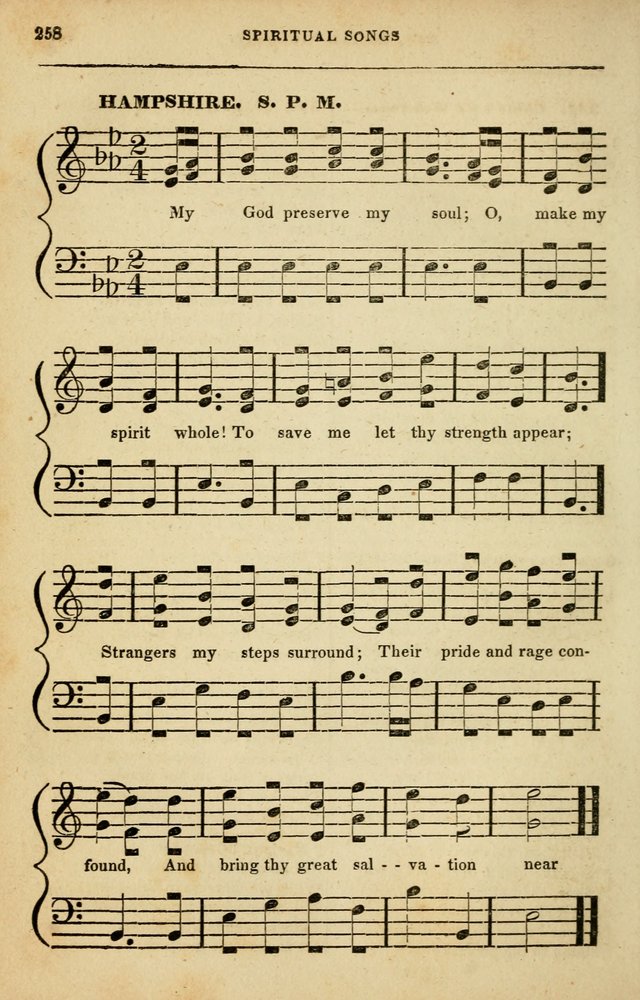 Spiritual Songs for Social Worship: adapted to the use of families and private circles in seasons of rivival, to missionary meetings, to the monthly concert, and to other occasions of special interest page 258