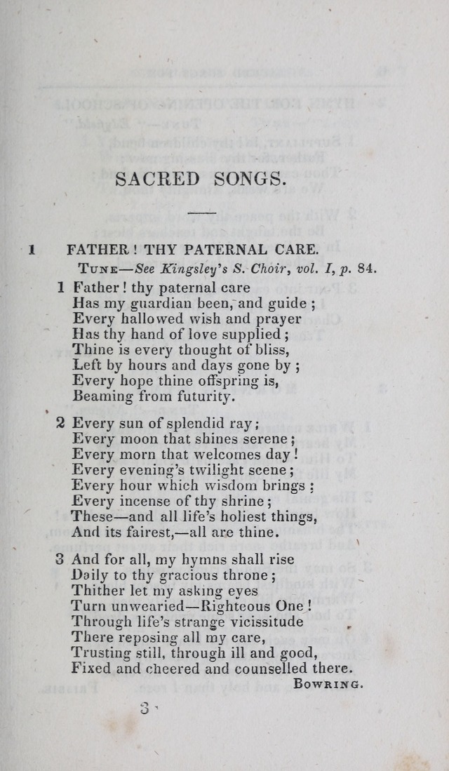A Selection of Sacred Songs: for the use of schools and academies page 5