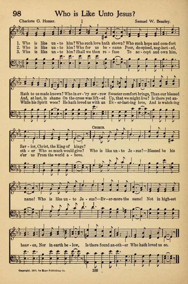 Sunday School Voices: a collection of sacred songs page 102