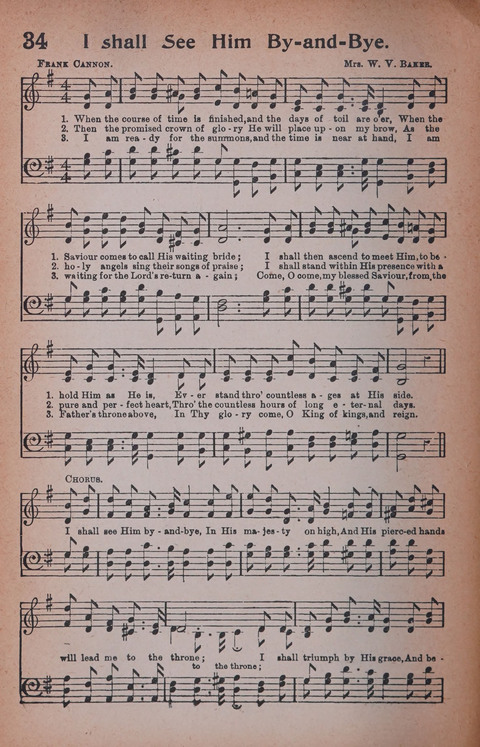 Songs of Triumph Nos. 1 and 2 Combined: 201 choice new hymns for choirs, solo singers, the home circle, etc. page 34