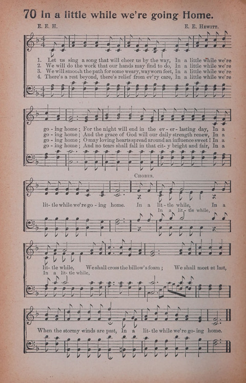 Songs of Triumph Nos. 1 and 2 Combined: 201 choice new hymns for choirs, solo singers, the home circle, etc. page 70