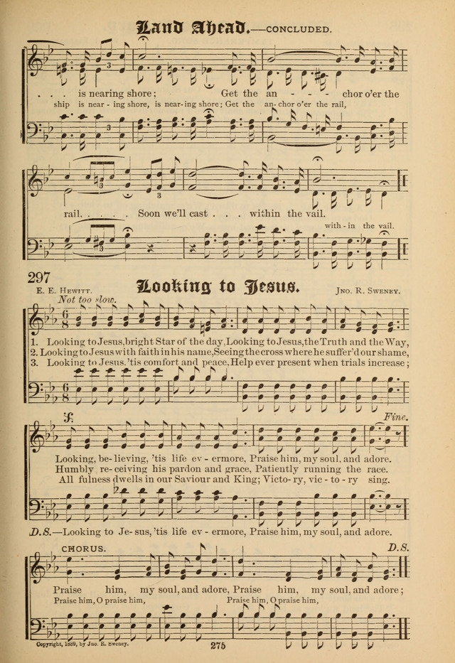 Sacred Trio: comprising Redemption Songs, Showers of Blessing, the Joyful Sound page 271