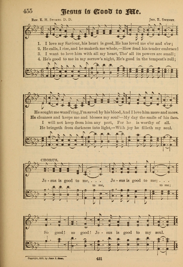 Sacred Trio: comprising Redemption Songs, Showers of Blessing, the Joyful Sound page 427