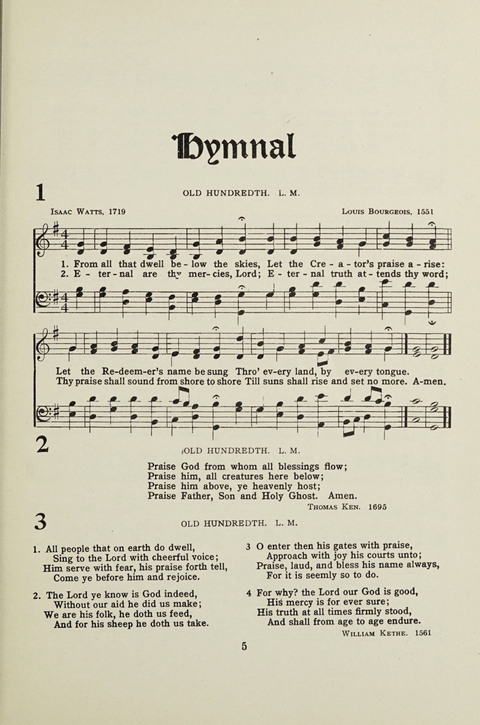 Student Volunteer Hymnal: Student Volunteer Movement for Foreign Missions, Indianapolis Convention, 1923-24 page 1
