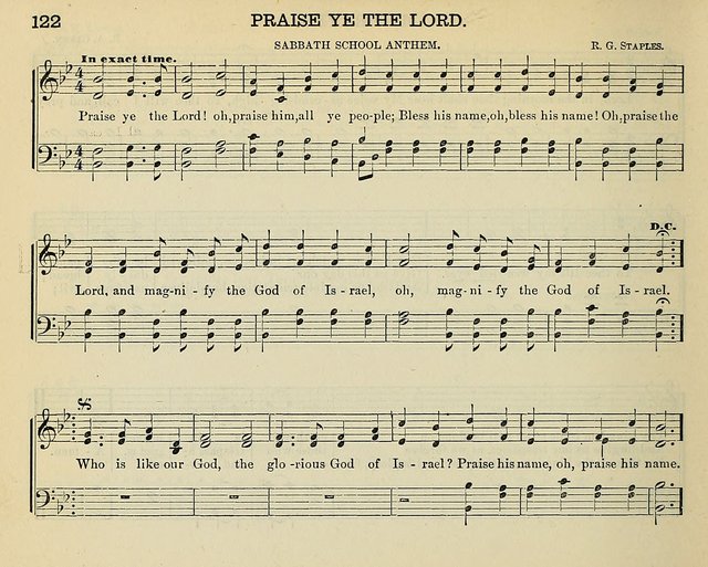 The Song Victor for the Sunday School and Public School Use page 122