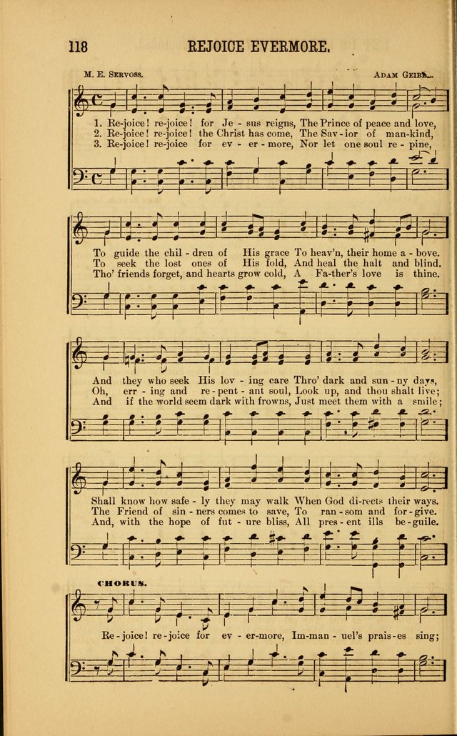 Singing on the Way: a collection of hymns and tunes for Sunday schools, social worship and congregations page 118