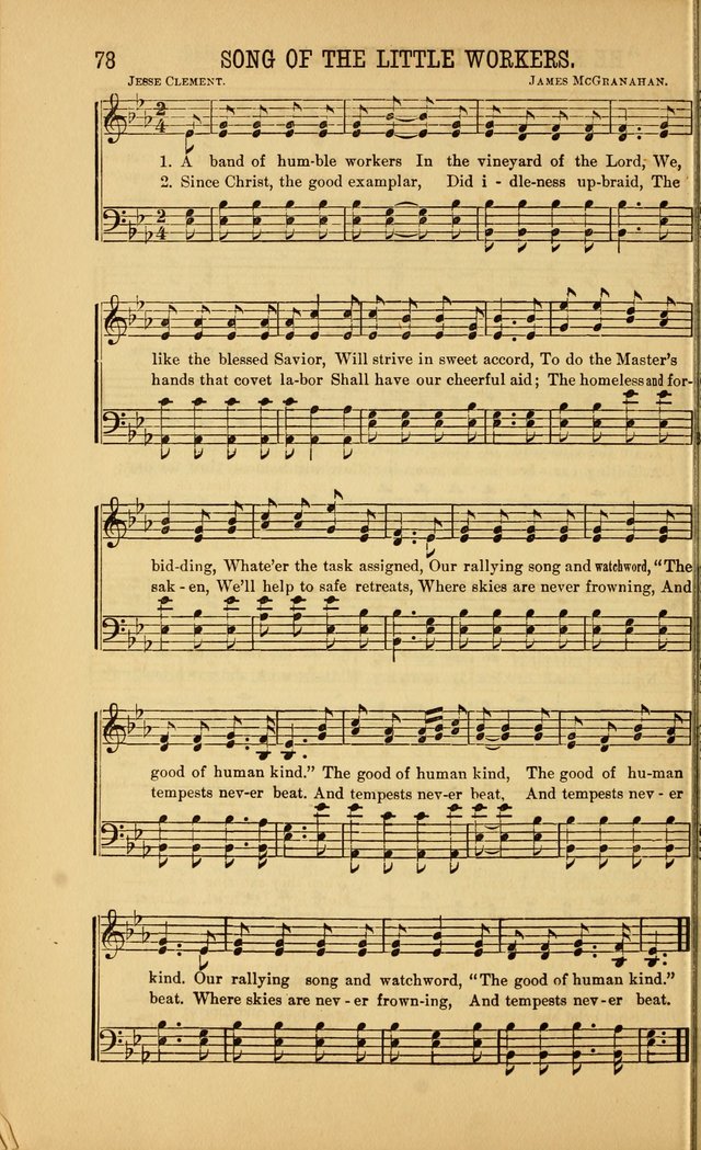 Singing on the Way: a collection of hymns and tunes for Sunday schools, social worship and congregations page 78