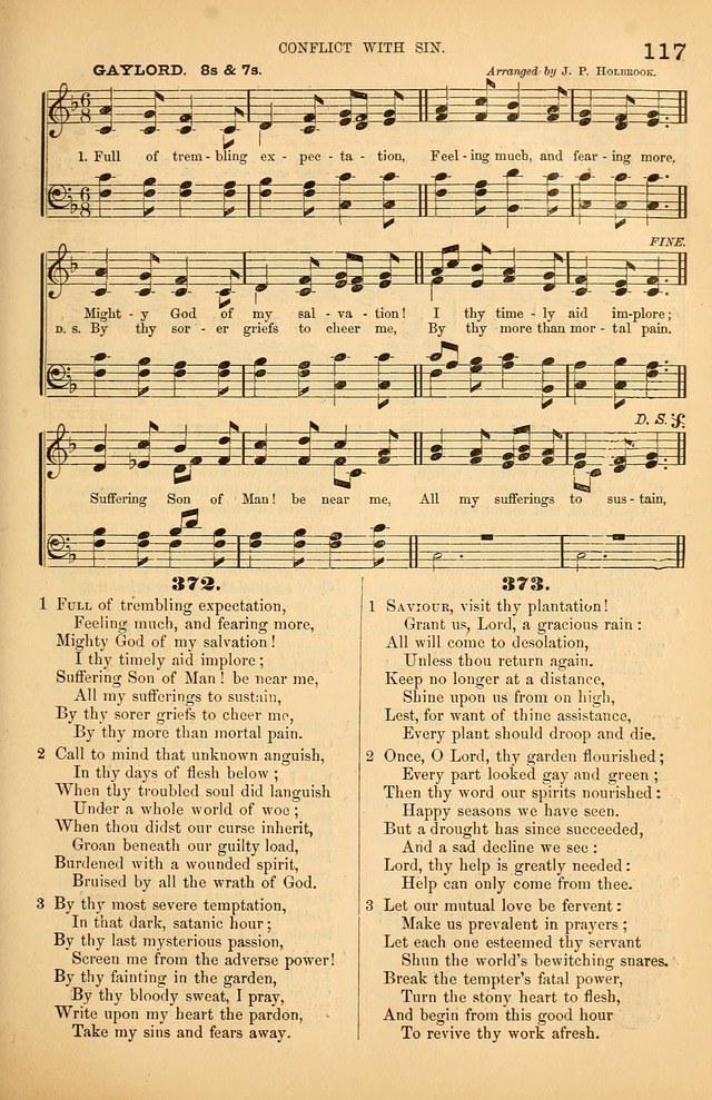 Songs of the Church: or, hymns and tunes for Christian worship page 117
