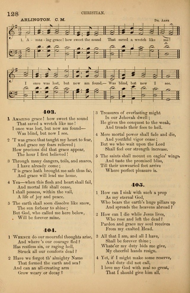 Songs of the Church: or, hymns and tunes for Christian worship page 128