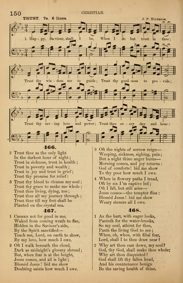 Songs of the Church: or, hymns and tunes for Christian worship page 150